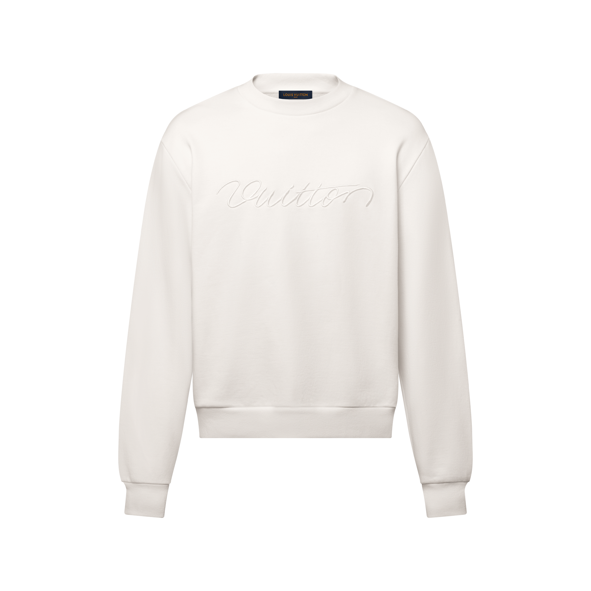 Embroidered Signature Crewneck - Ready-to-Wear 1AHW07 | LOUIS VUITTON